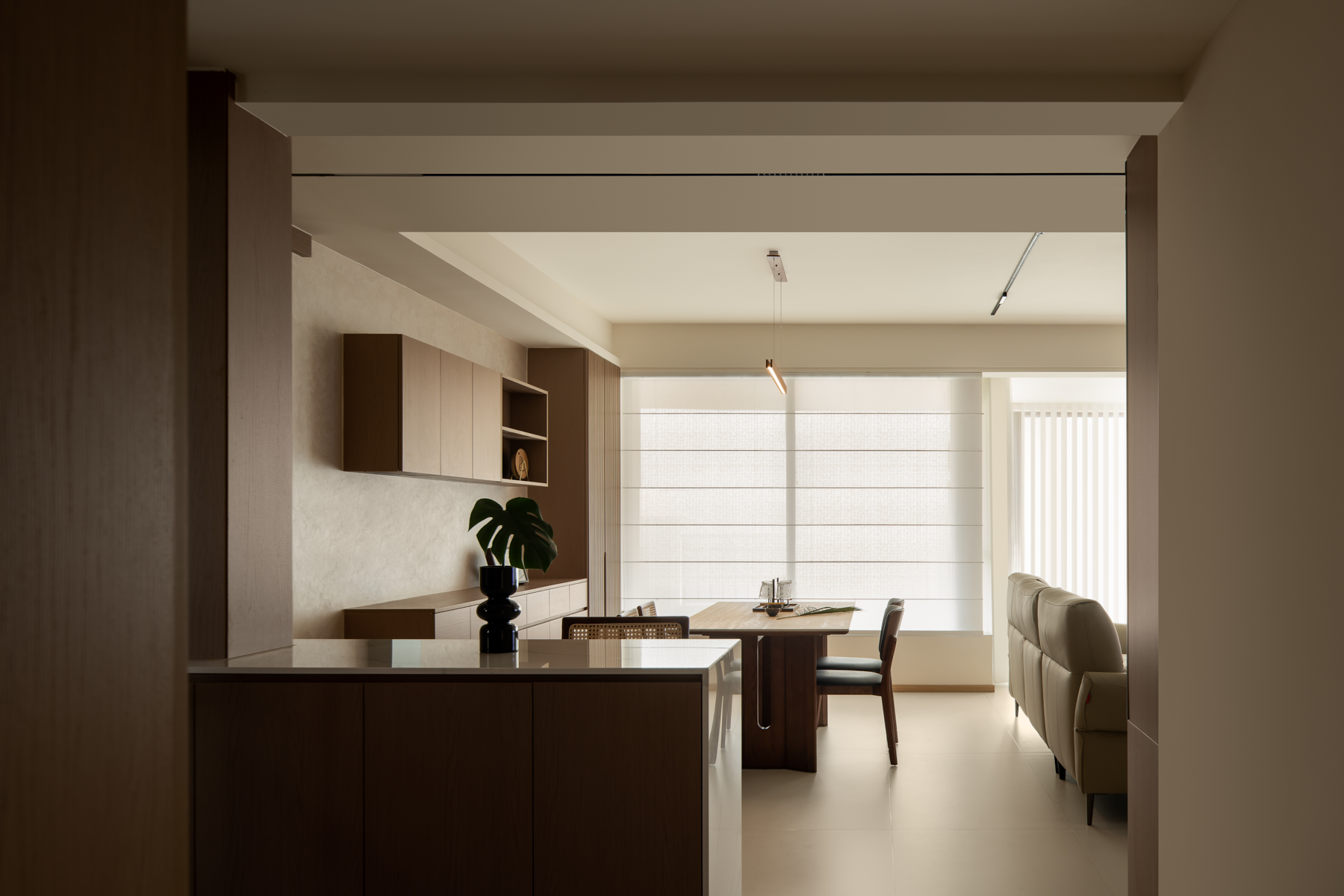 有木设计｜成都180平米现代原木风格实景案例-5