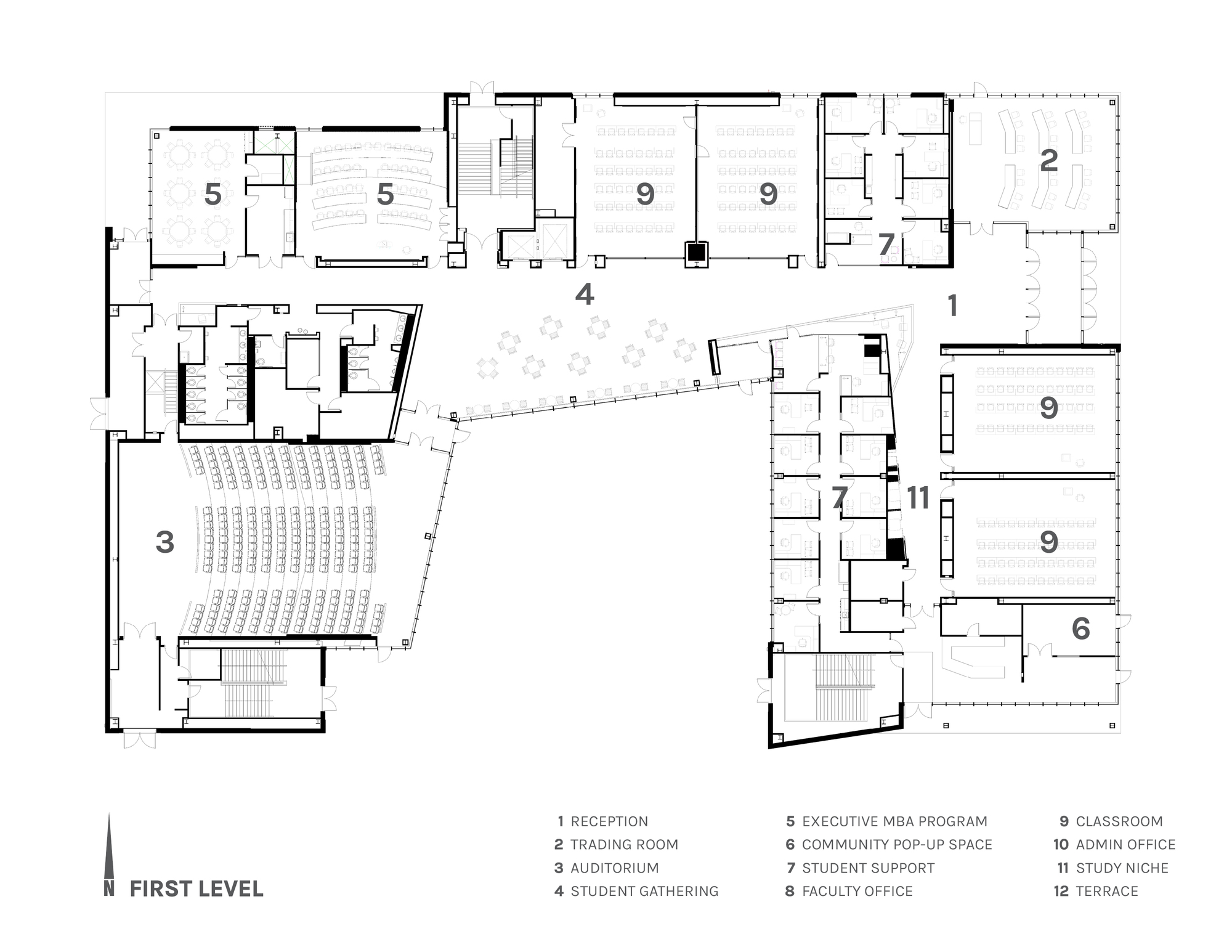 Wayne State University Mike Ilitch School of Business / SmithGroup-15