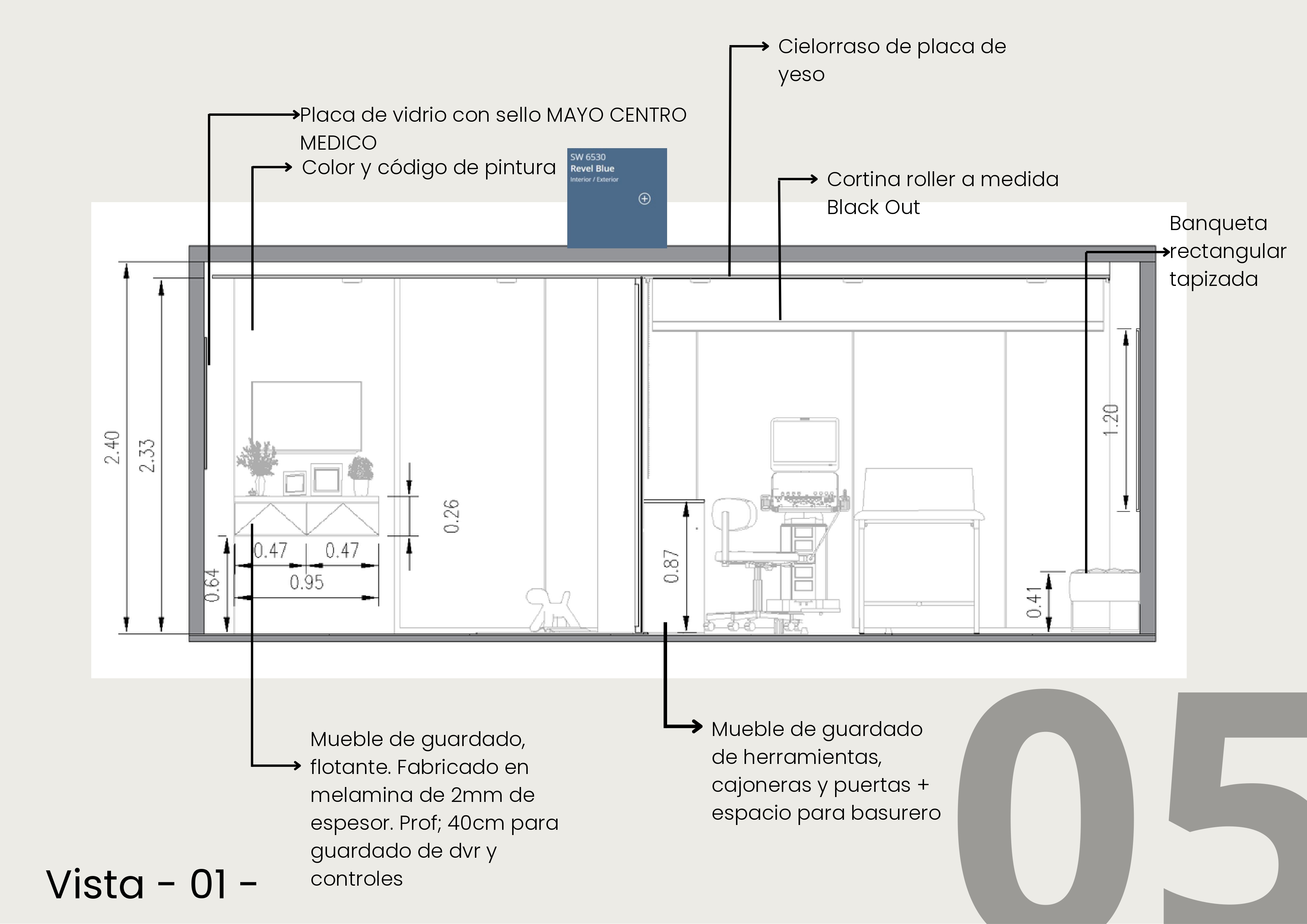 Diseño interior para Consultorio médico-6