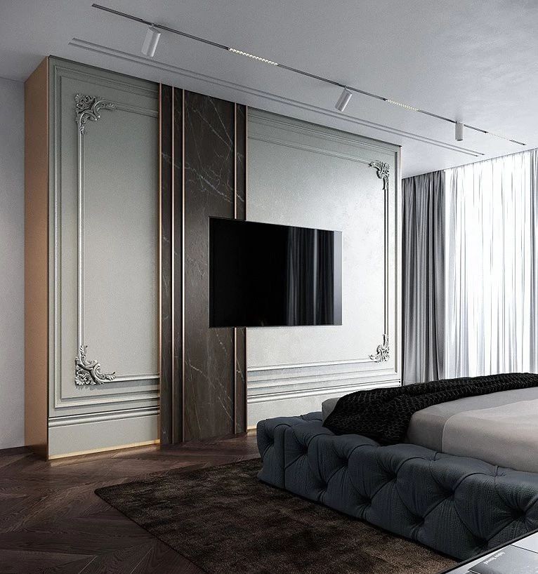 现代简约轻奢风格 | 混搭元素打造高级感大宅-16