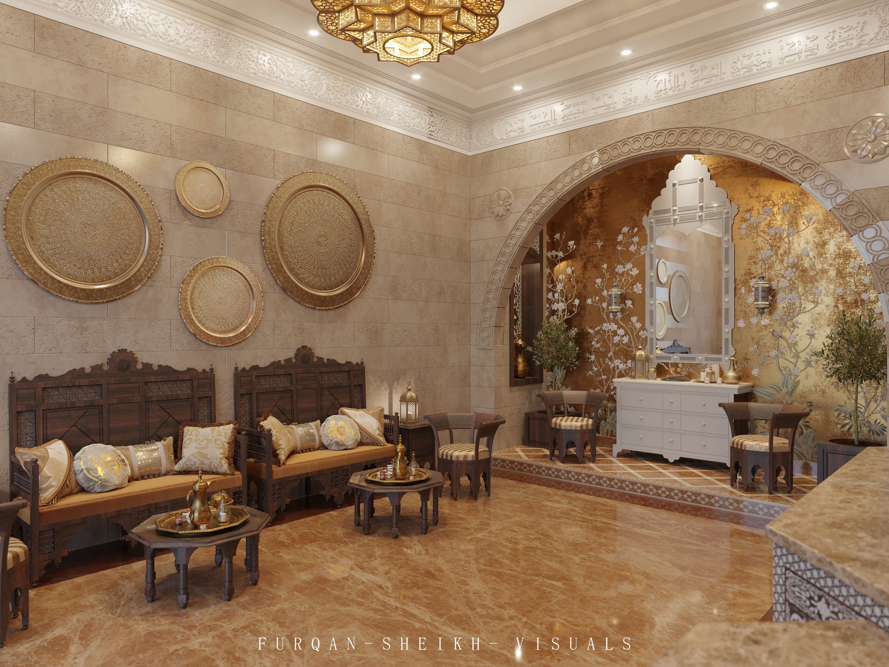 酒店大堂前台丨阿联酋迪拜-7