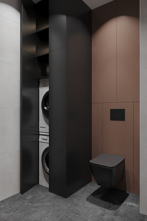 乌克兰基辅公寓设计 超有设计感！-21