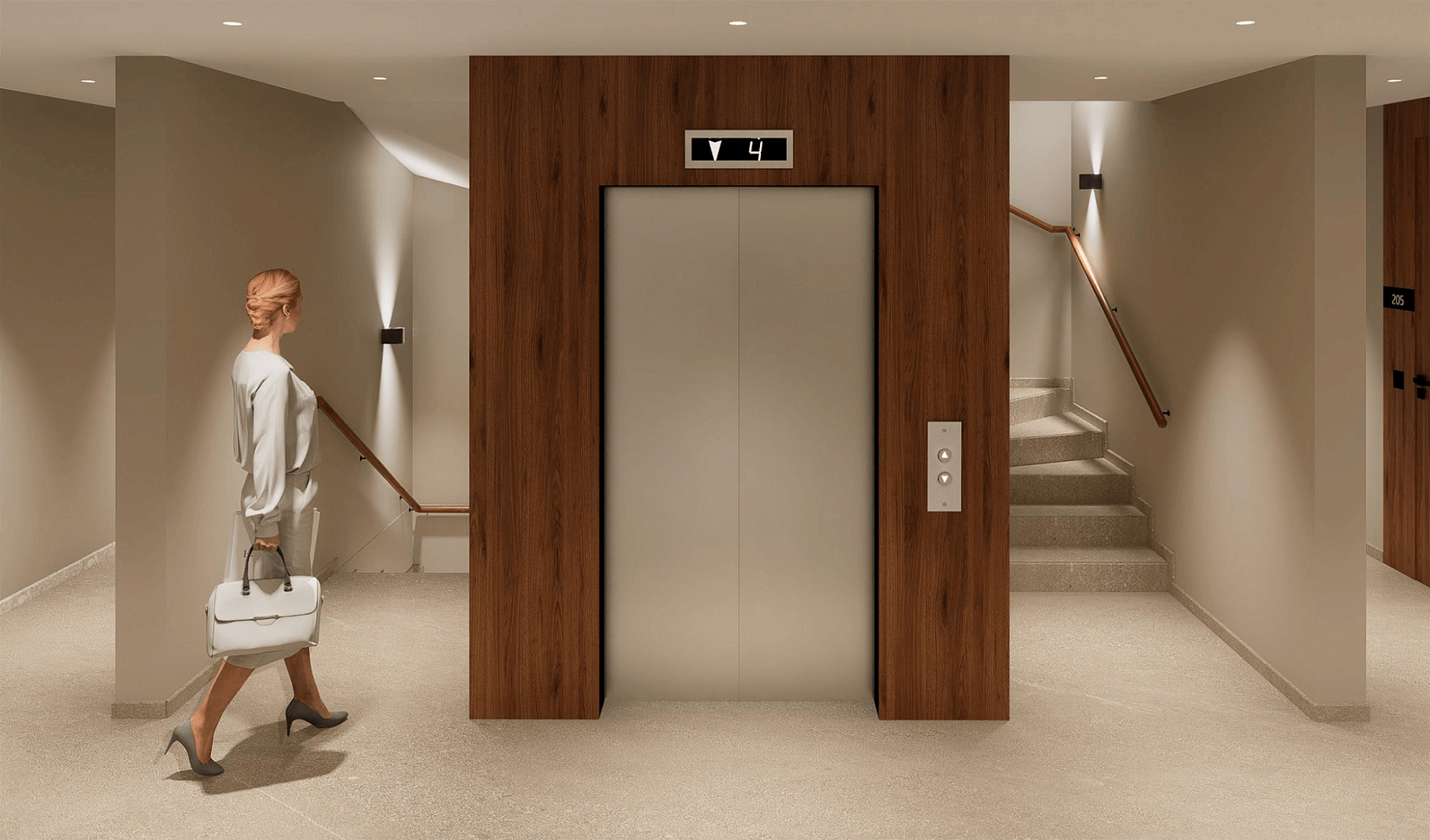 Tivat Residence公寓公共区域室内设计丨Project建筑事务所-18