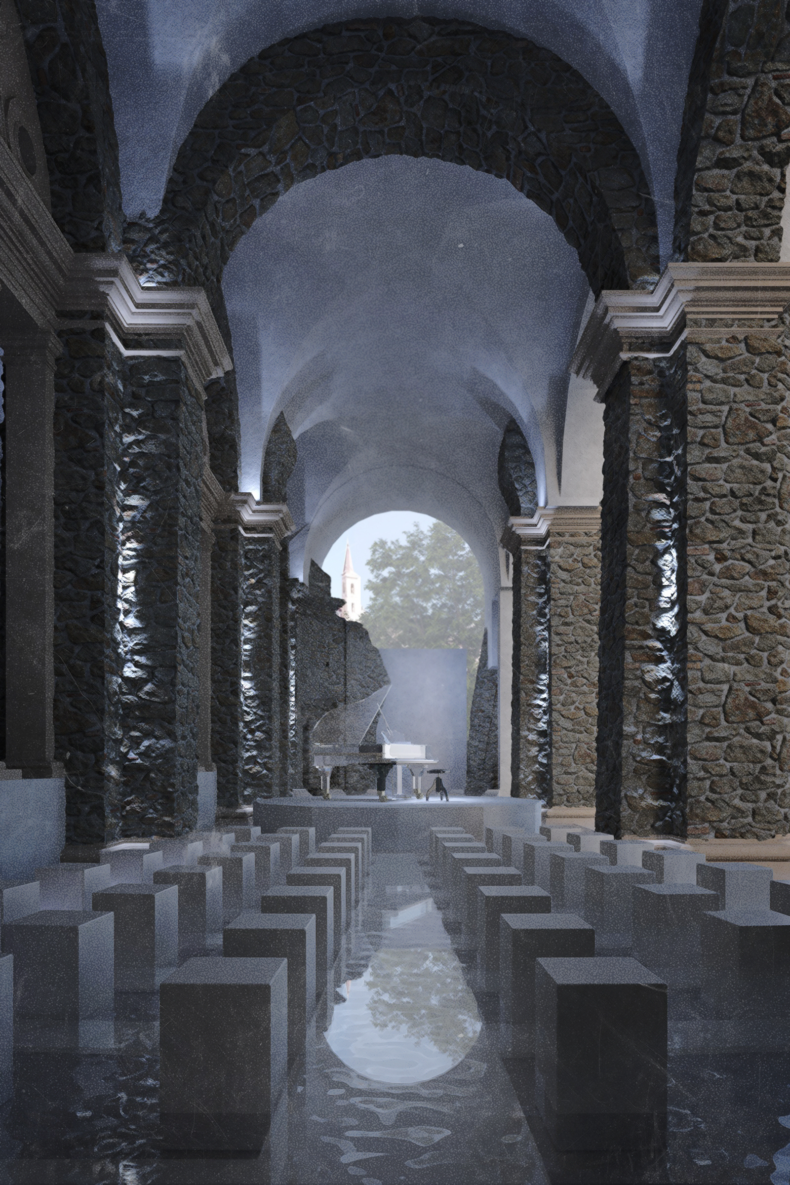 重新利用热那扎诺的宁芙庙丨意大利罗马丨Alena Kokueva,Silviya Al Ubed-46