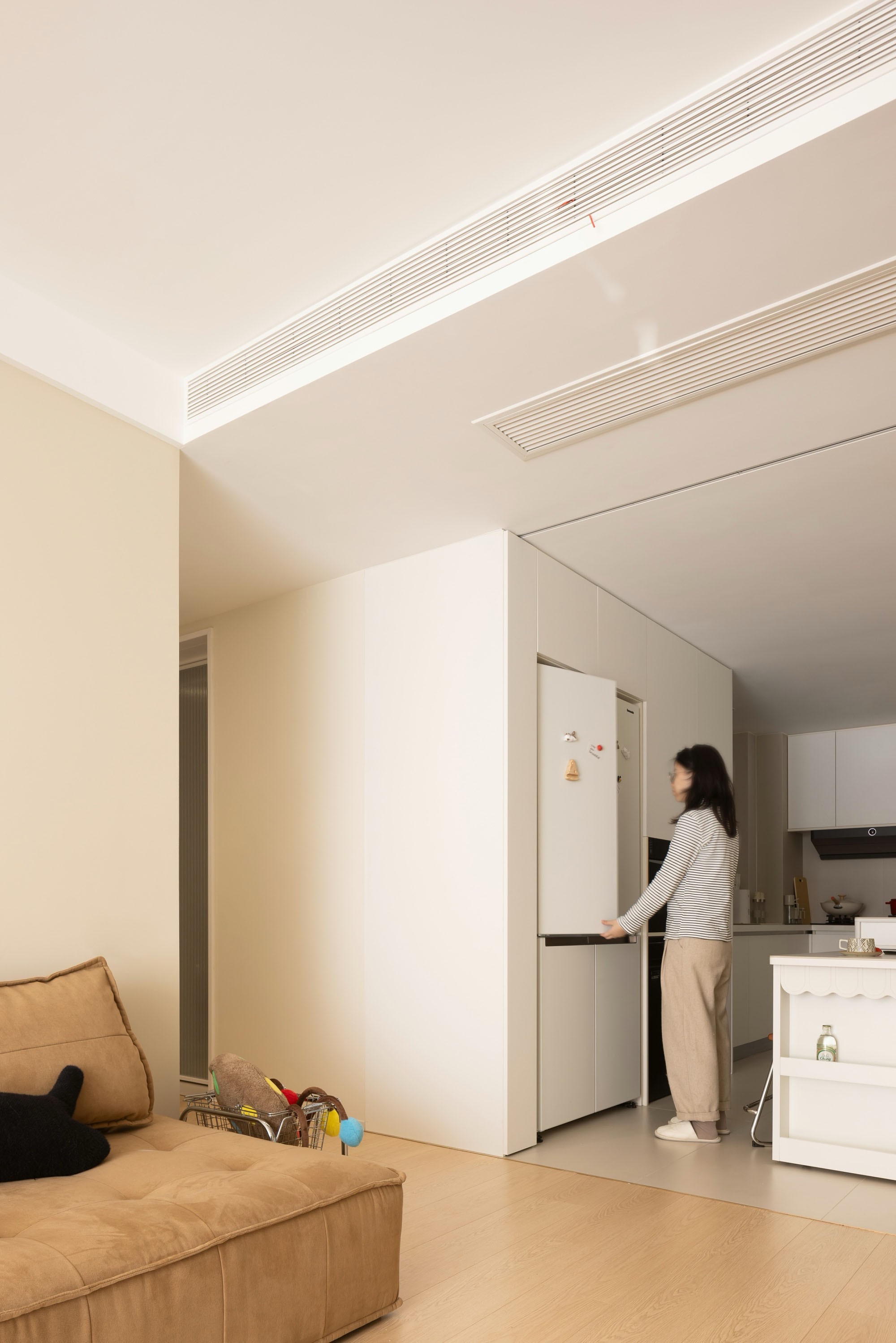 80㎡小户型超暖超温馨“喵星人”之家丨大斌空间-28