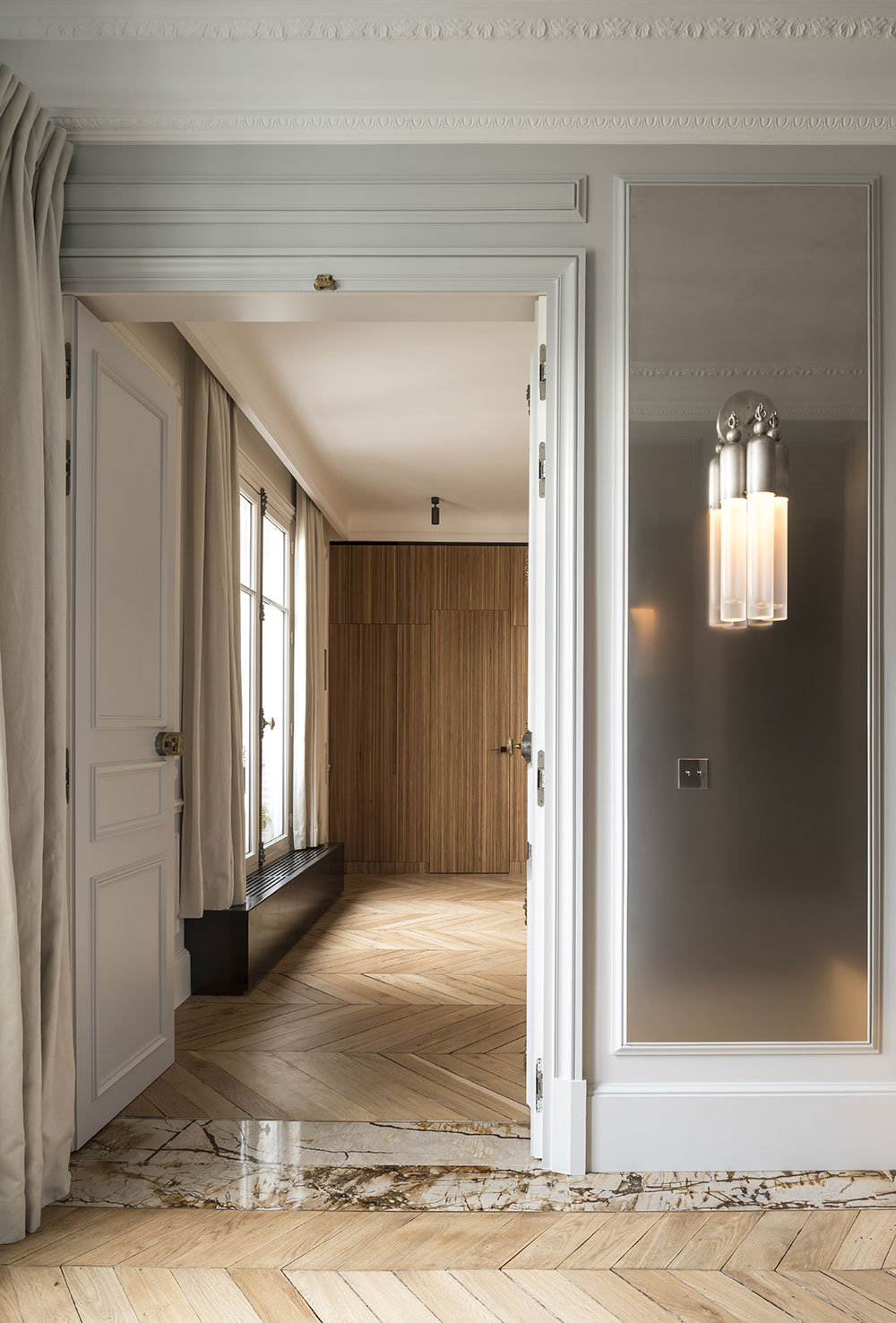 精致巴黎公寓中天然石材之美-17