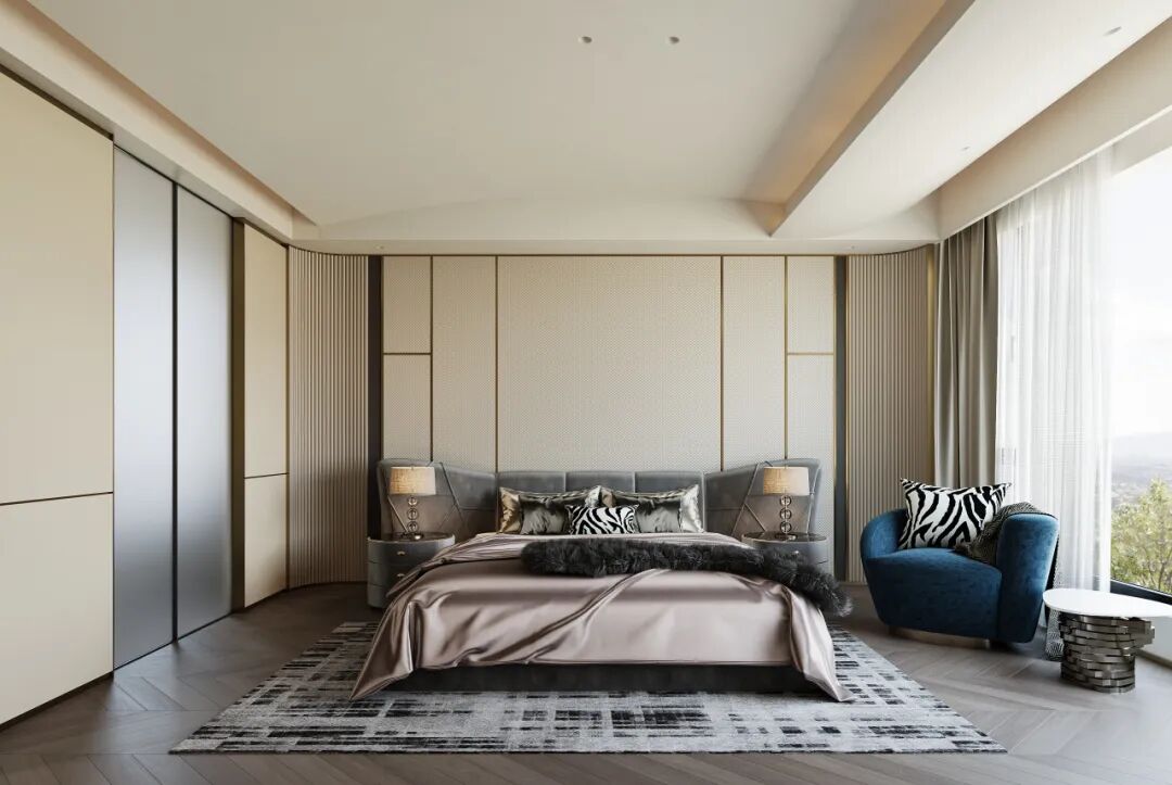 600㎡现代轻奢风丨浏河景苑丨中国湖南丨纵向·空间设计-59