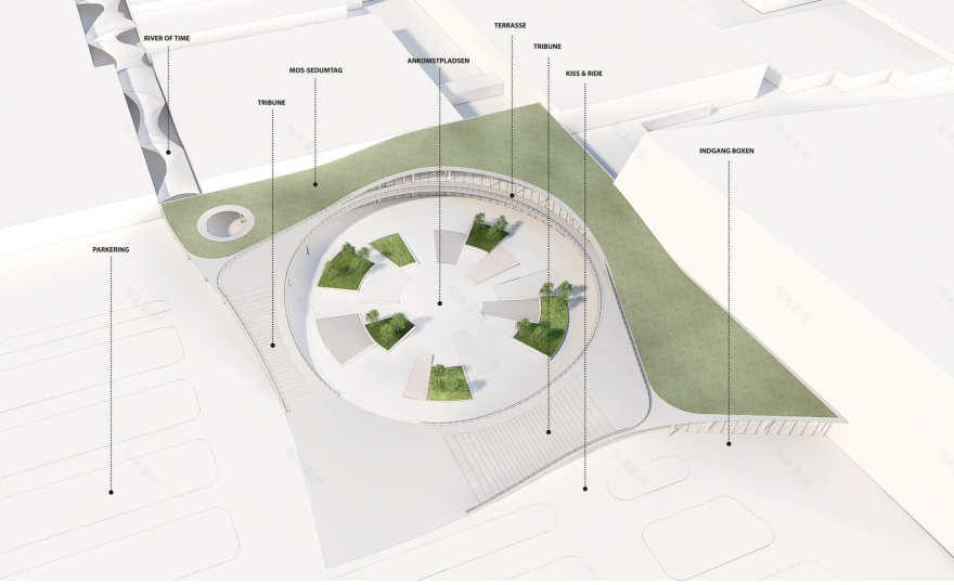 丹麦最大展览中心设计亮相,绿色景观与活动广场相映成趣-54