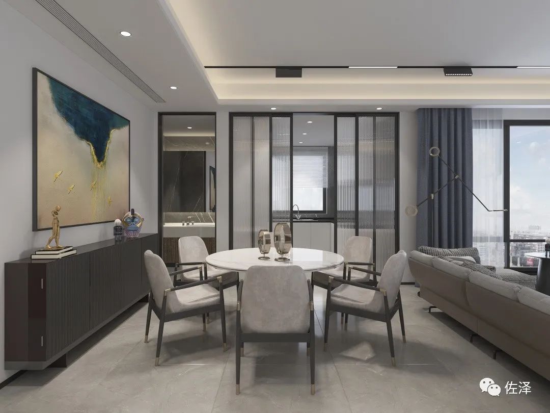 香开长龙现代家居，自由与高级灰的完美融合-15