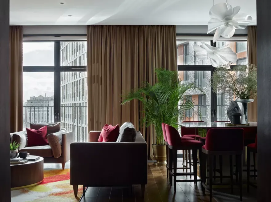 莫斯科“Зиларт”小区100平家庭公寓设计丨俄罗斯莫斯科丨Евгения Млынчик-1