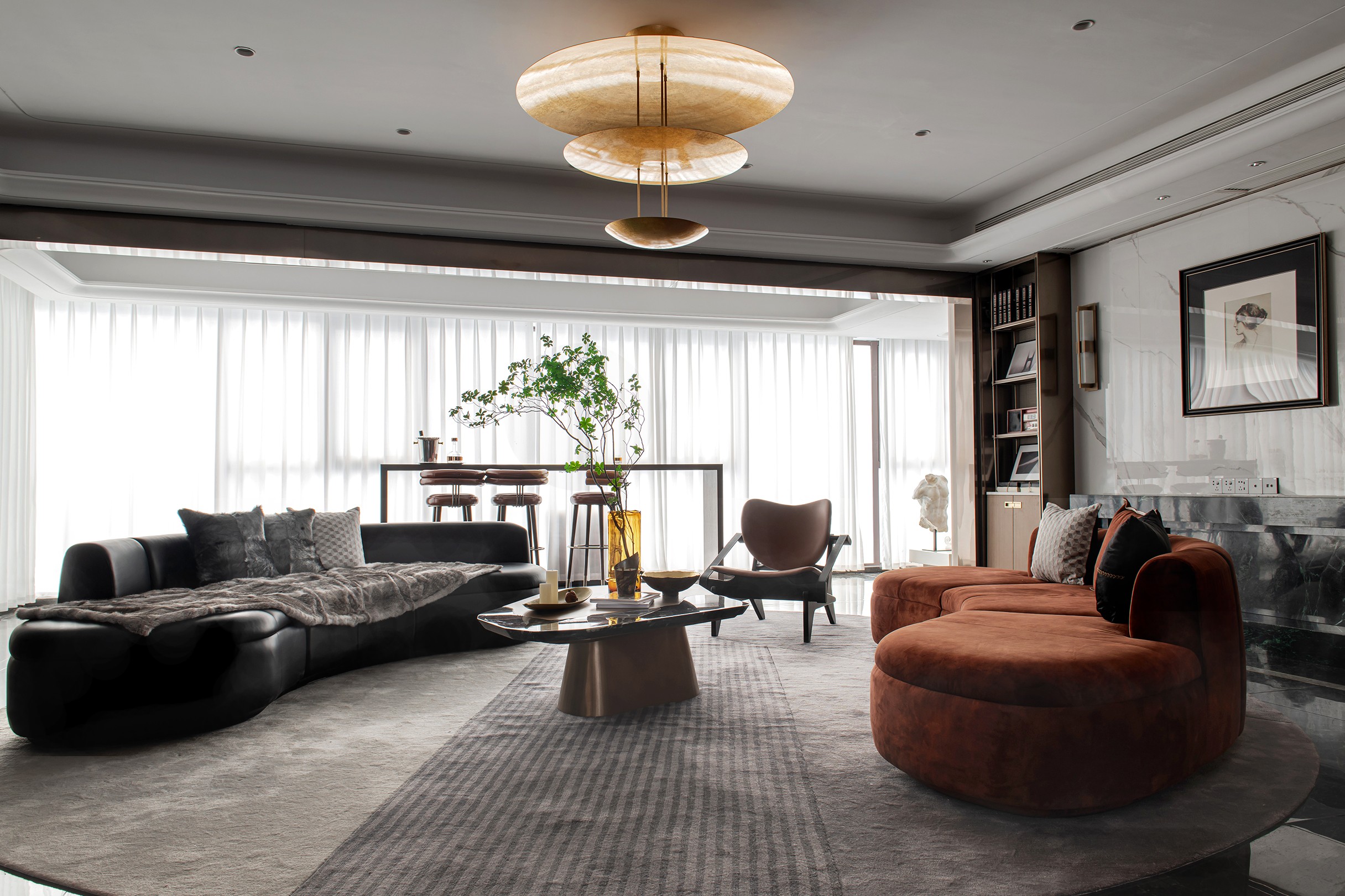 湖南沅陵 215 户型样板房丨中国湖南丨广东匠著装饰设计工程有限公司-16