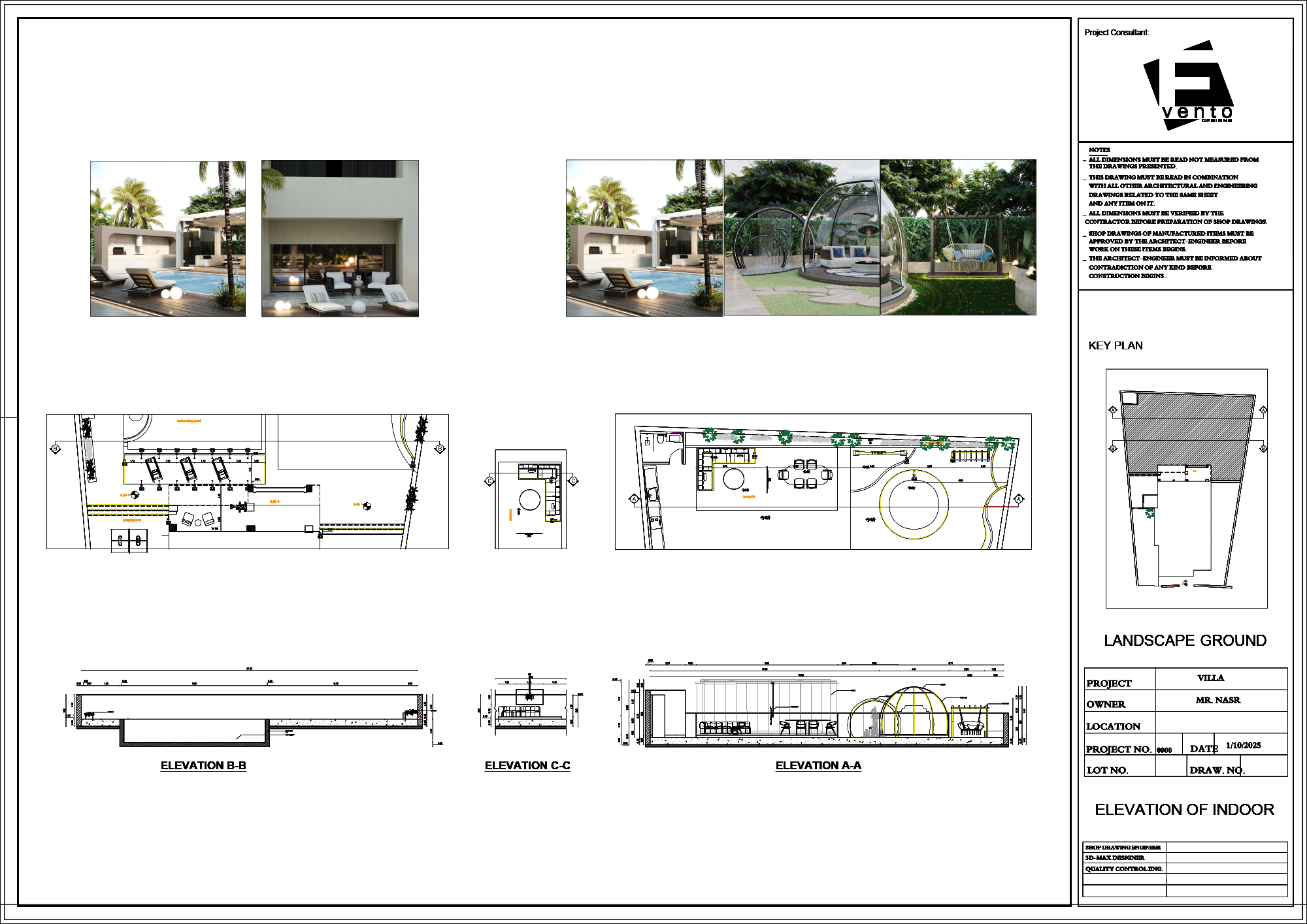 Technical landscape Villa Nasr-5