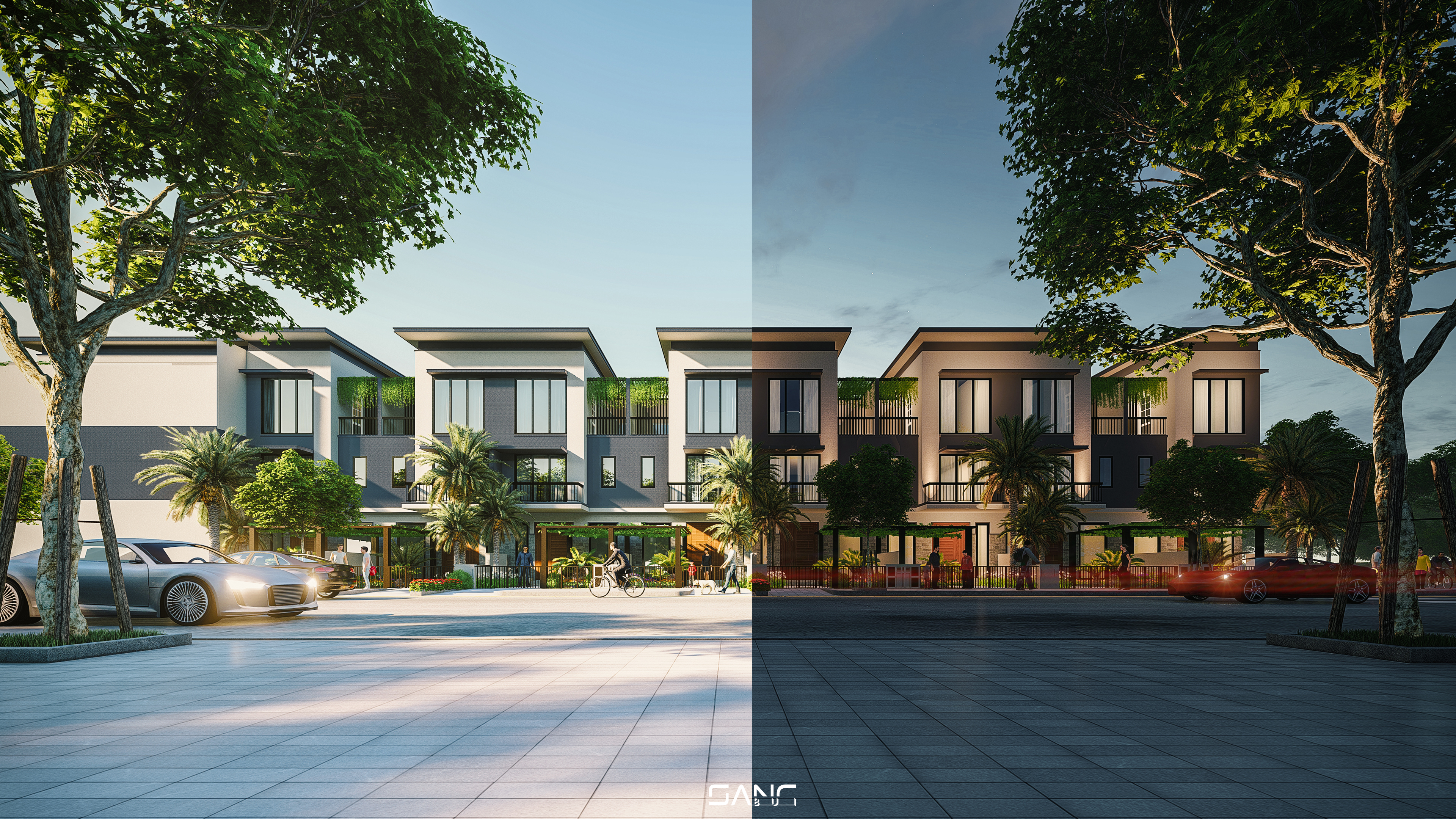 半独立式住宅·O1丨3D4E Studio-11