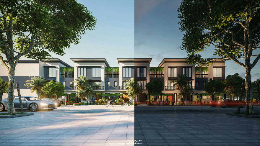 半独立式住宅·O1丨3D4E Studio-11