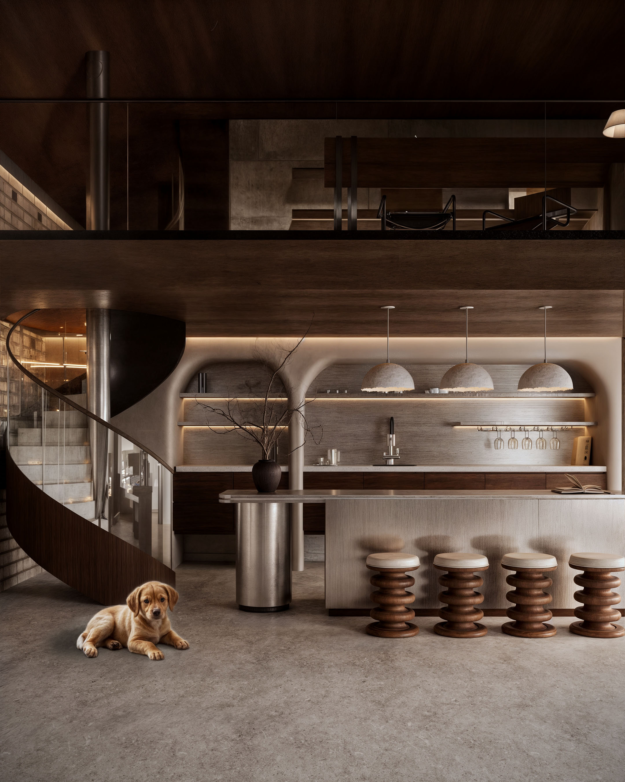 地下室小厨房丨土耳其丨Nada Hatem-7