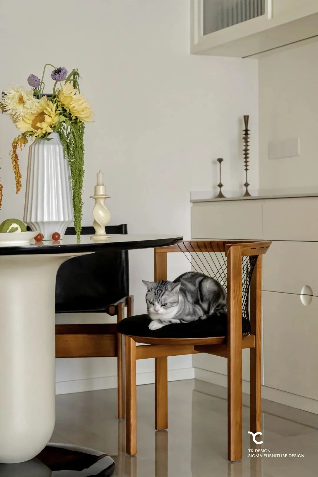 混搭艺术诗意居所丨TK设计&之和家居-30