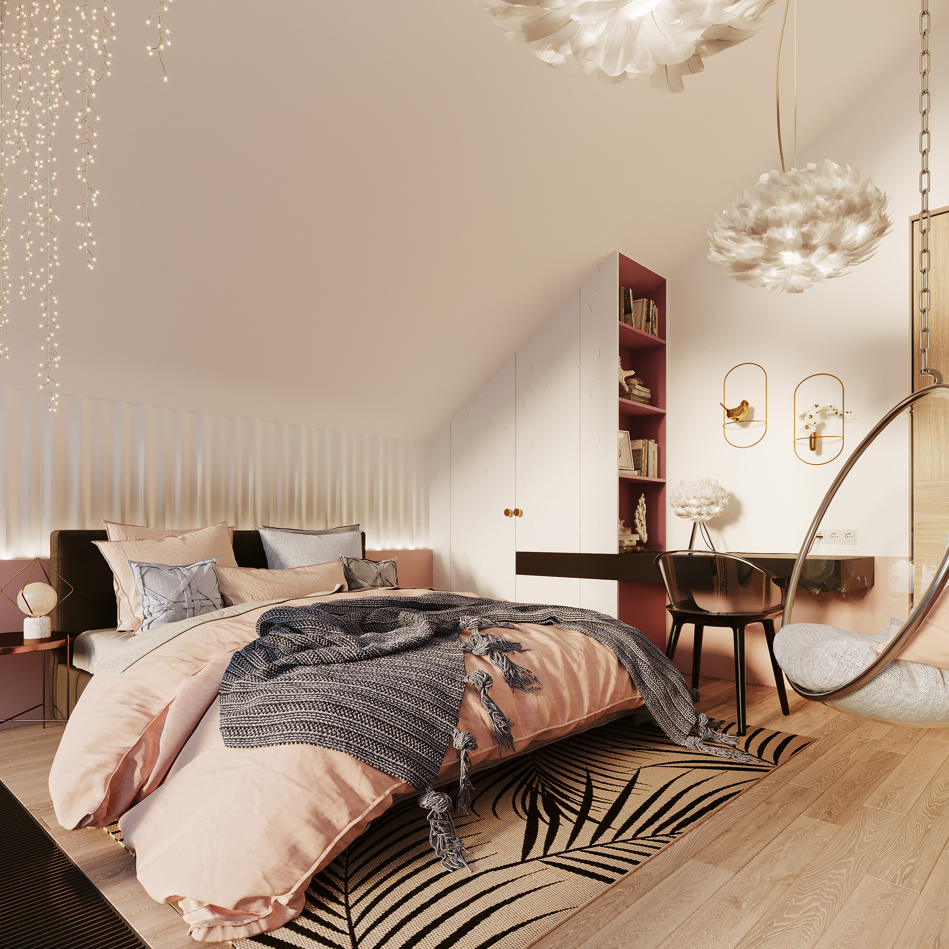 充满舒适和温暖的房子。                     -20