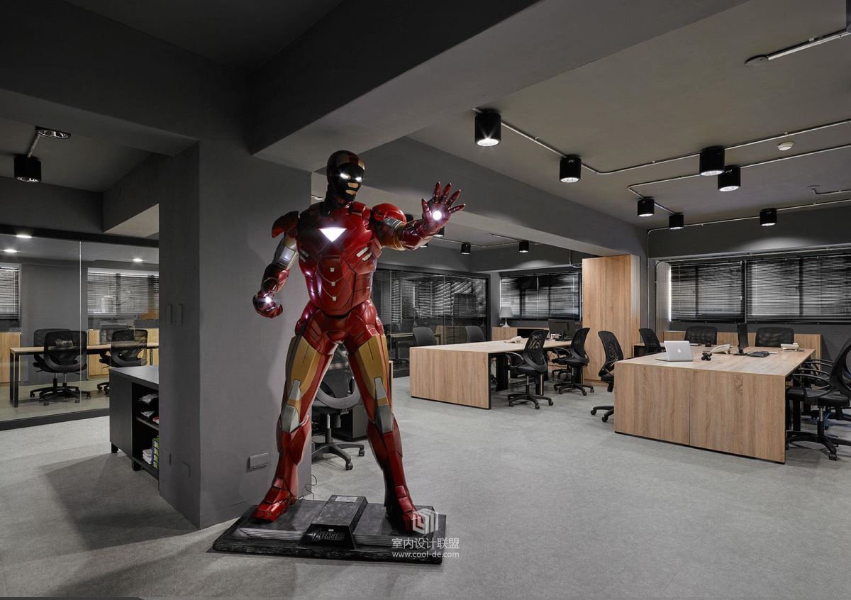 宣棠室内设计-- Loft风办公室-5