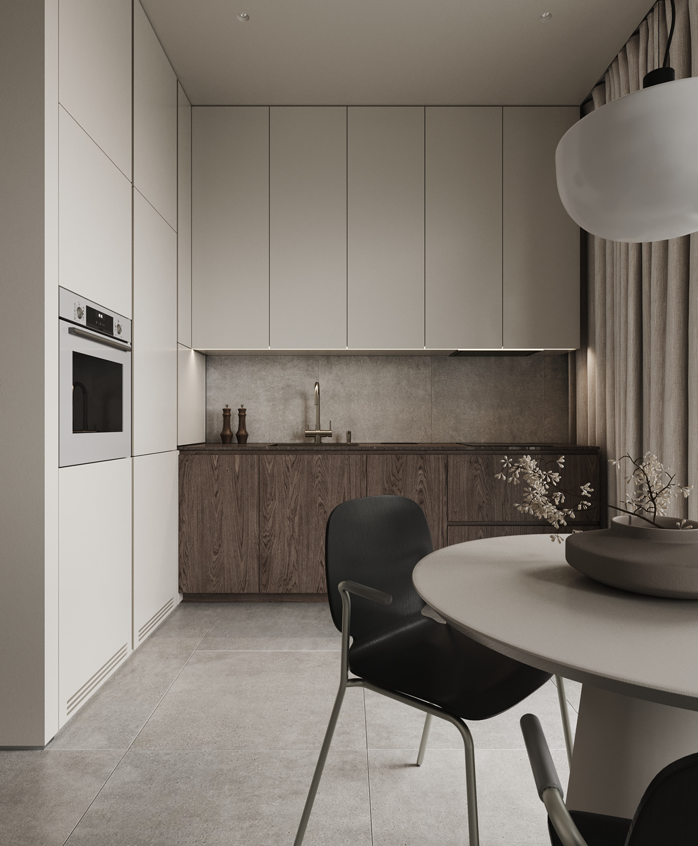 乌克兰50㎡小空间公寓设计-7