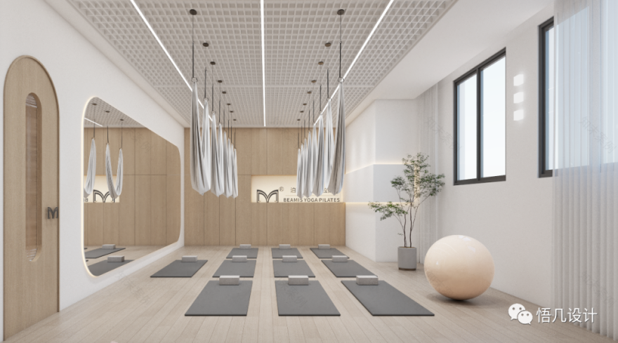 泊蔓瑜伽 · 光影交织的禅意空间设计丨中国眉山丨悟几设计-17
