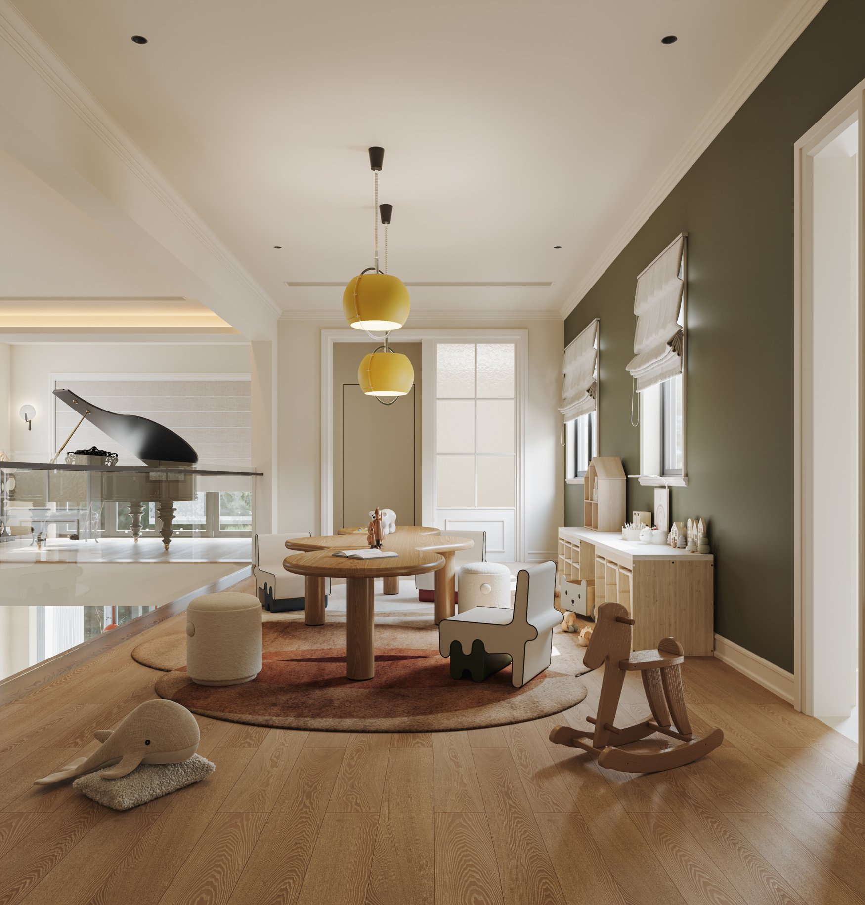 长沙溪泉湾别墅650㎡法式风格丨中国长沙丨甲木空间设计中心GEMON DESIGN-6