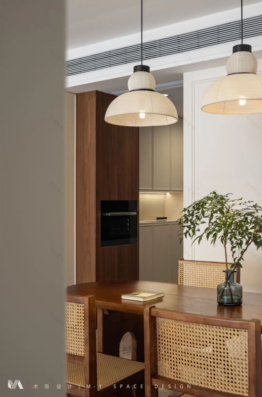 武汉木羽设计|135㎡万科公园,浪漫又复古的中古风,邂逅慢生活里的松弛感-38
