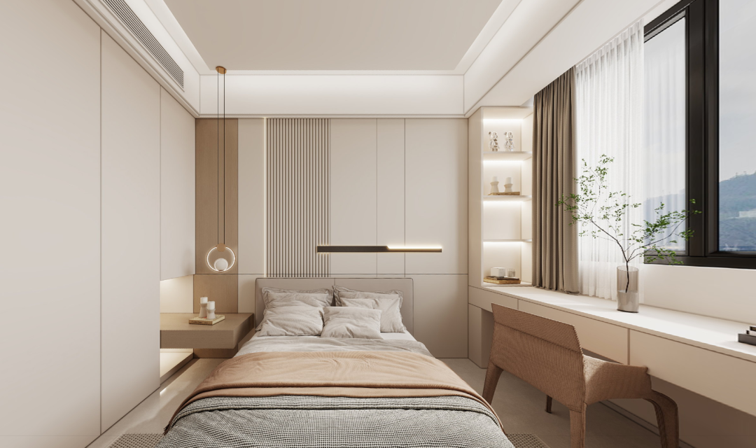 泉州高山花苑现代简约三房丨中国泉州丨华浔品味装饰福建总部-26