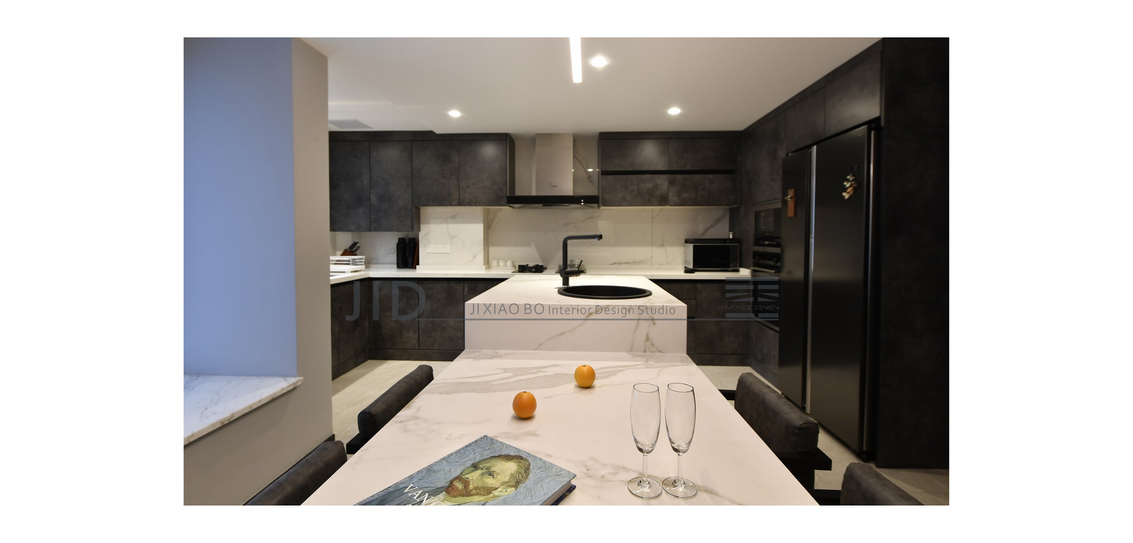 张家港汇景豪苑 180m2 现代简约家居设计-10