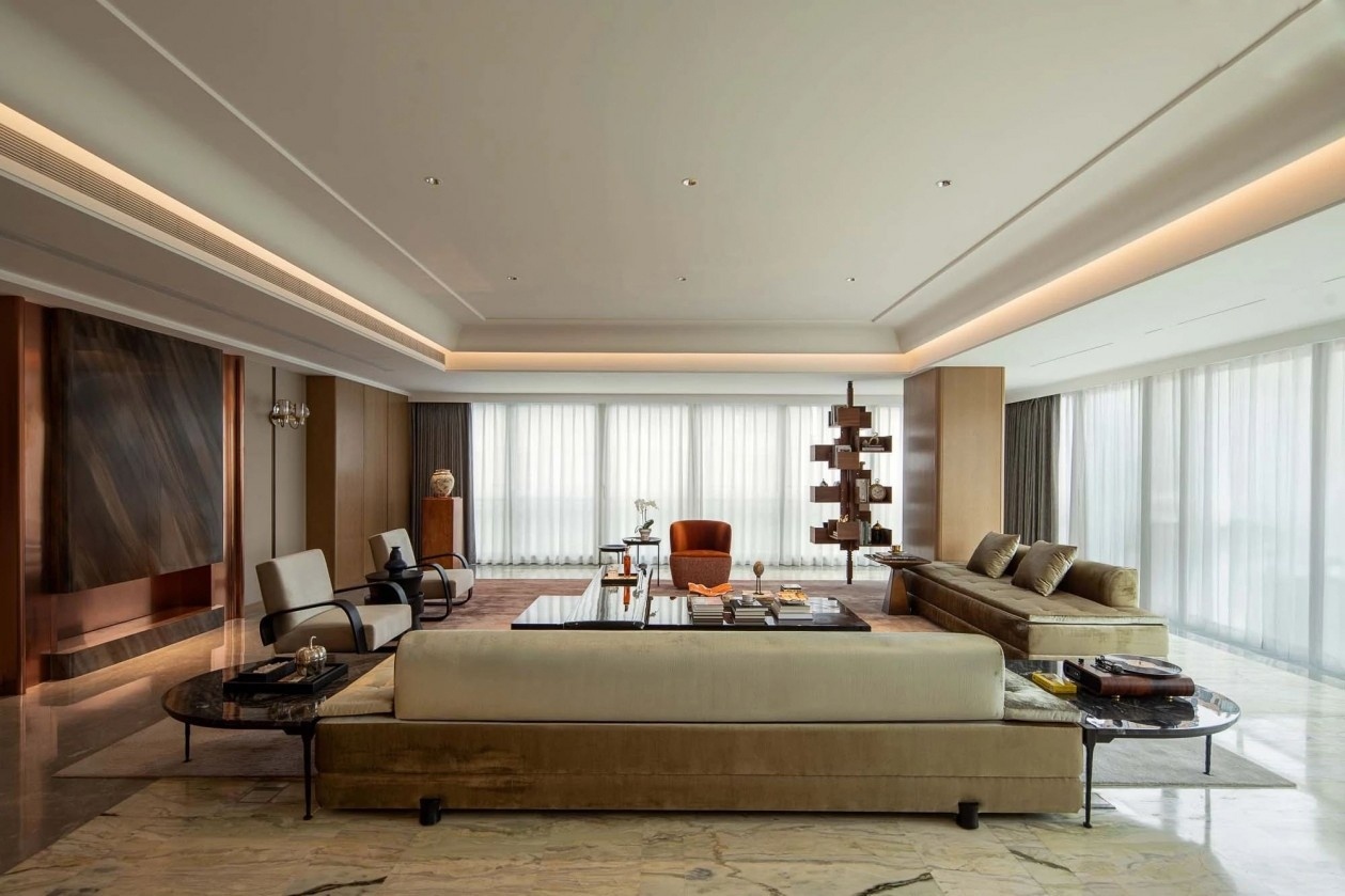 万境设计 |  台州黄岩蓝城明庐平墅样板房290㎡-2