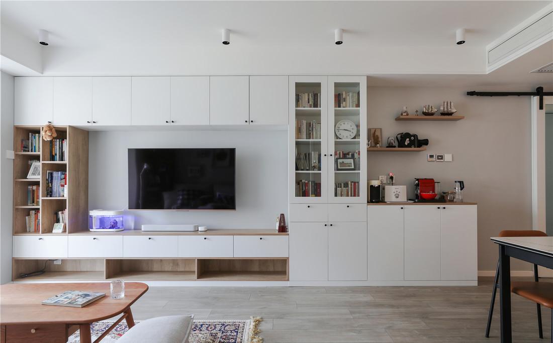 北京 80㎡独居空间,北欧风++ 定制柜打造舒适生活-6