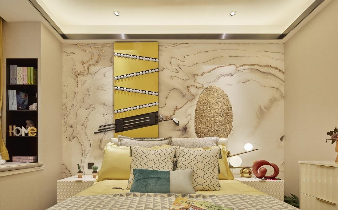 ML·A 设计 | 水墨清欢 玄关,金属与自然纹理的完美融合-56