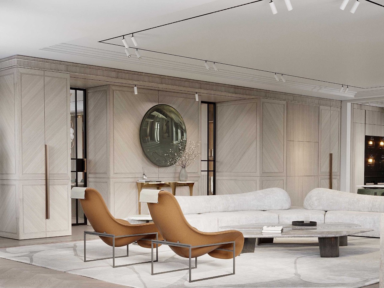 中性经典六口之家丨Ab Architects-0