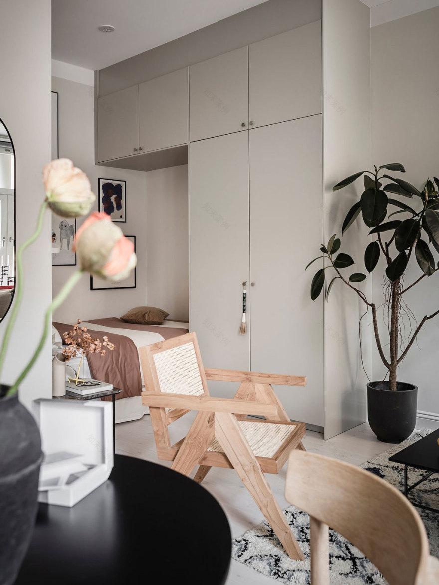 瑞典 28 平米精致蜗居 | 功能分区、迷你风格两不误-13
