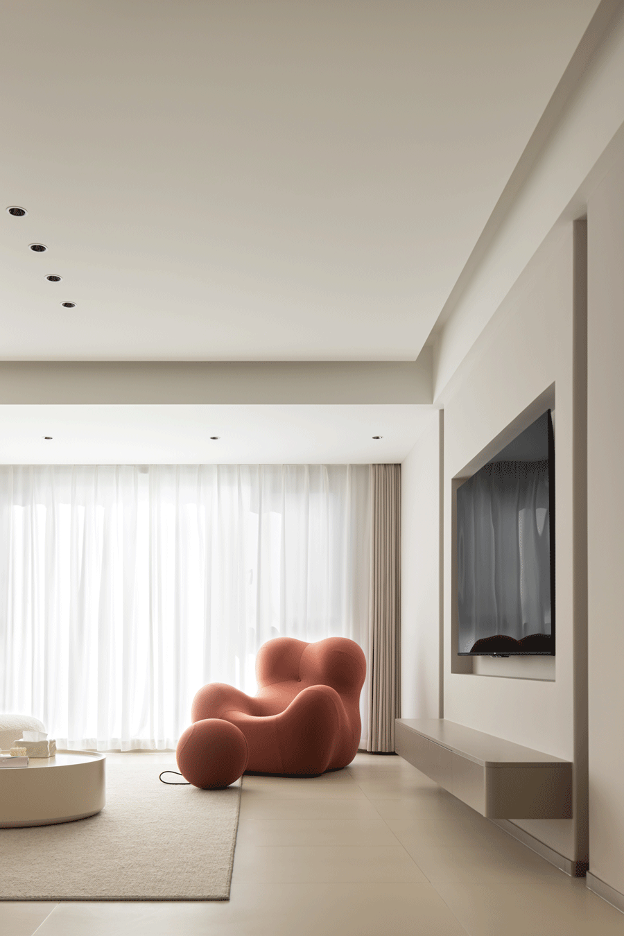 简约纯粹,温馨奶咖色丨中国江西丨东创空间设计-11