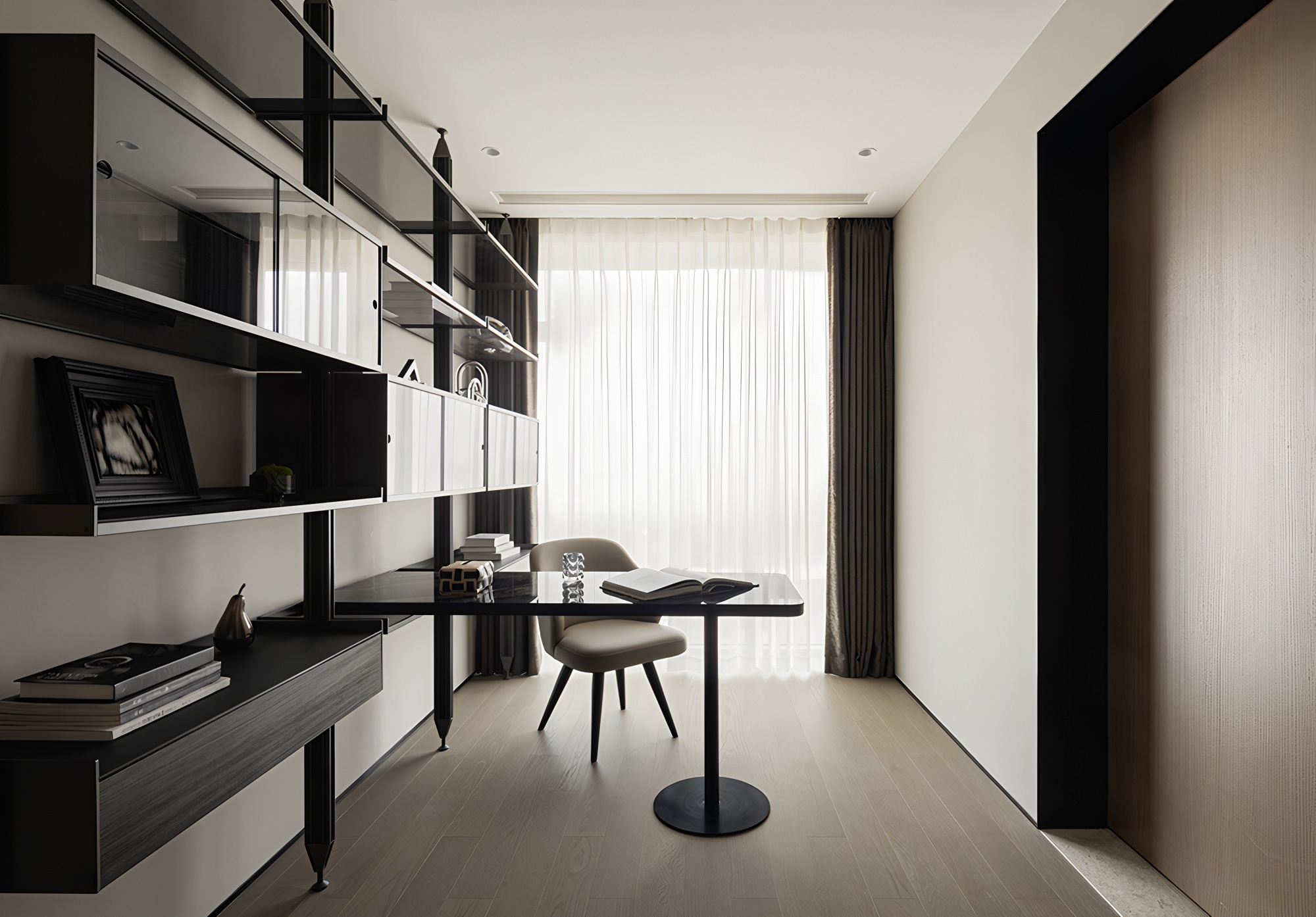 杭州345㎡简约大平层丨中国杭州丨力设计-32