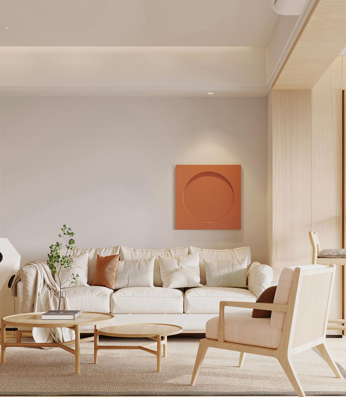 日式原木风温润住宅-5