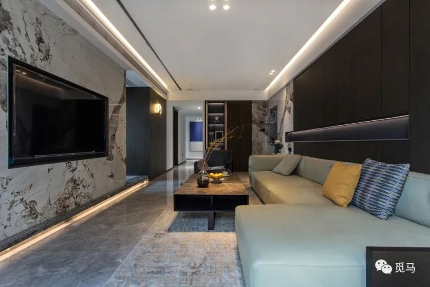 湛蓝星期天 · 罗马假日般的现代家居设计丨KZdesign-3