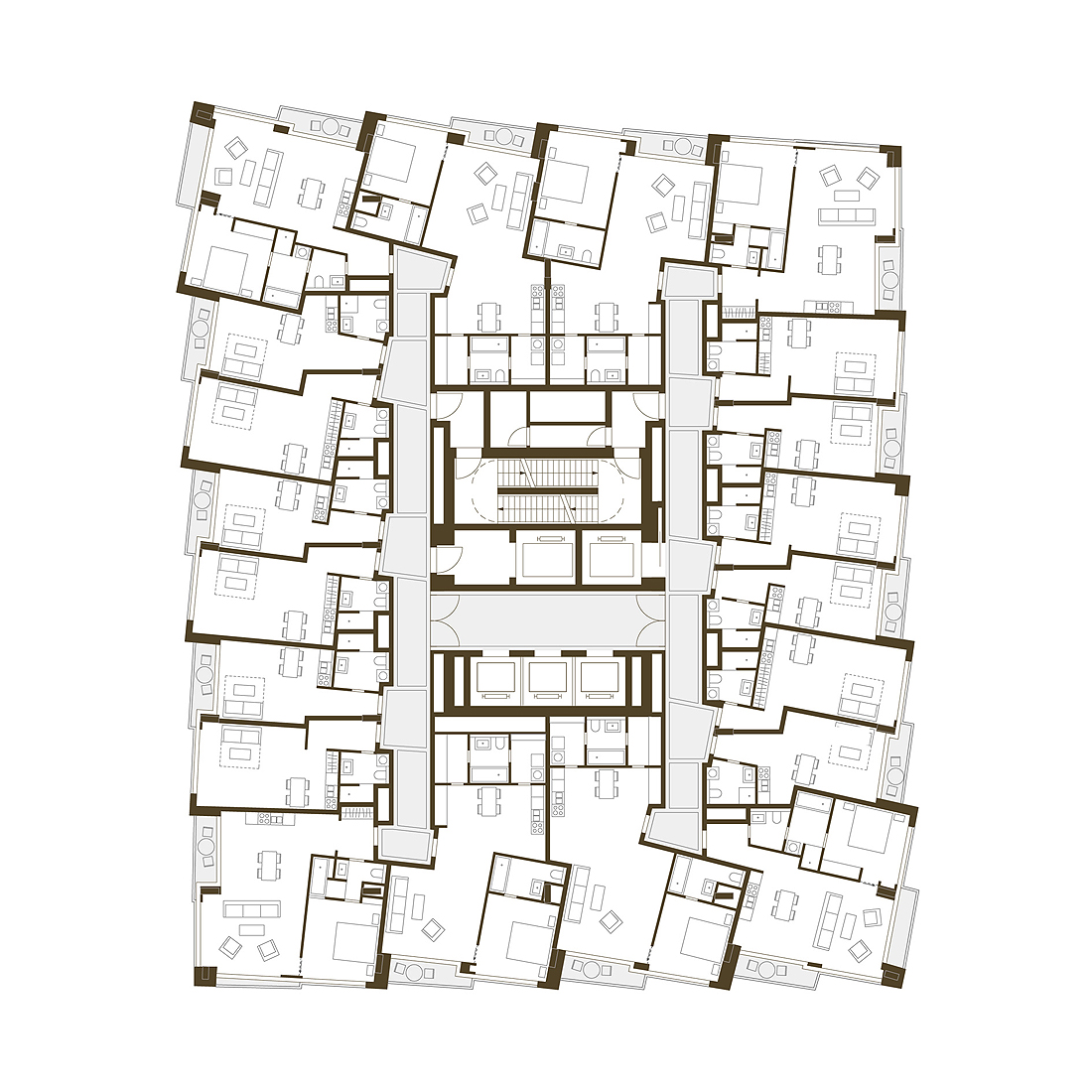 柏林亚历山大广场公寓塔楼丨德国丨kleihues+kleihues,Jan Kleihues-11