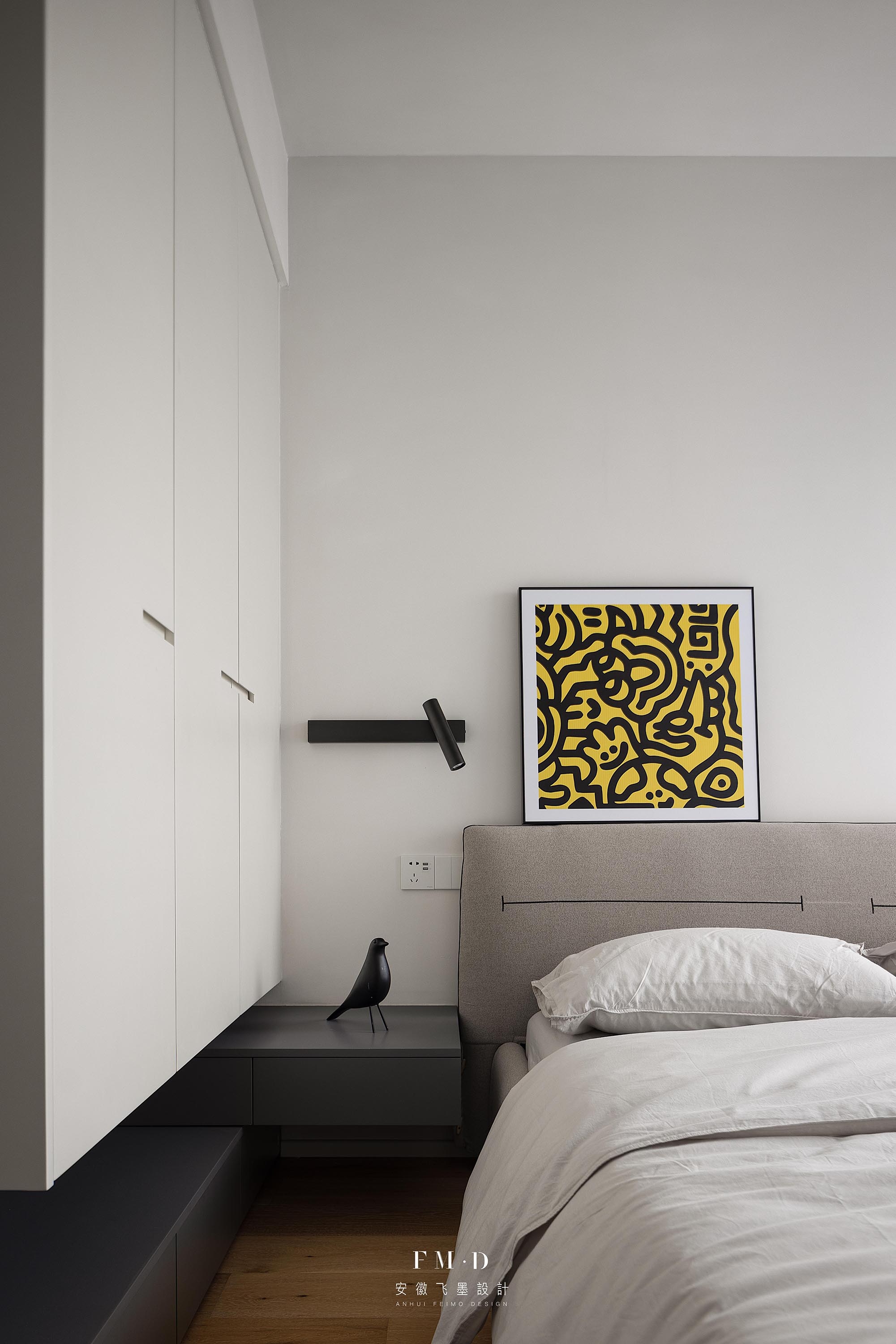 独居男士的130㎡极简风丨中国合肥丨飞墨设计组-45