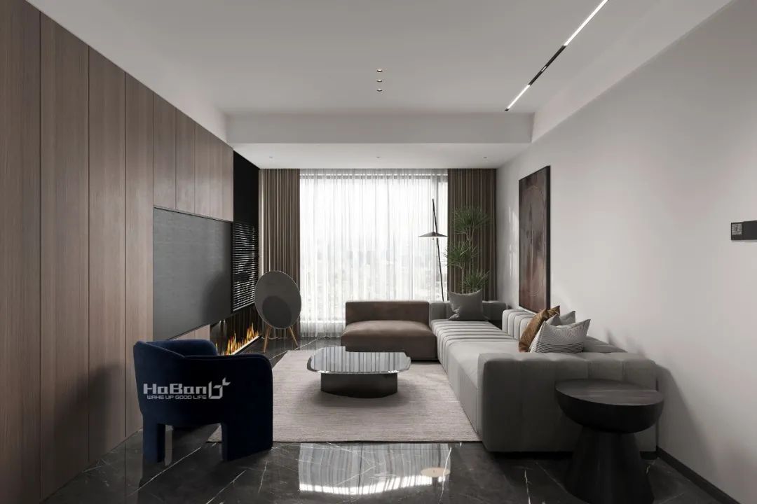 内江阳光天麓现代家居,演绎摩登绅士风格-9