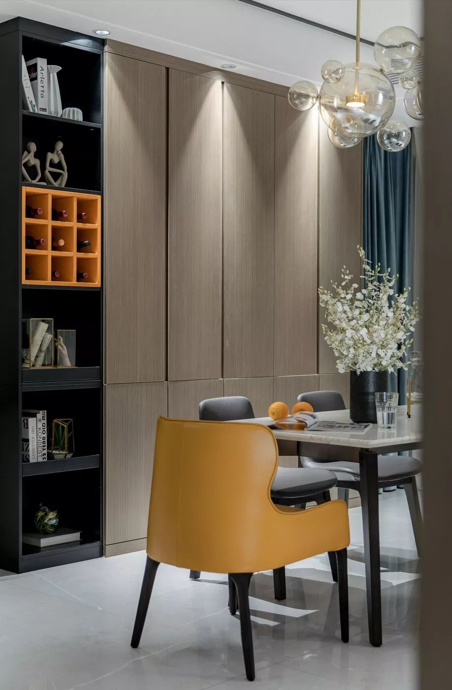 质感生活 | 简约电视墙设计打造流畅空间感-11