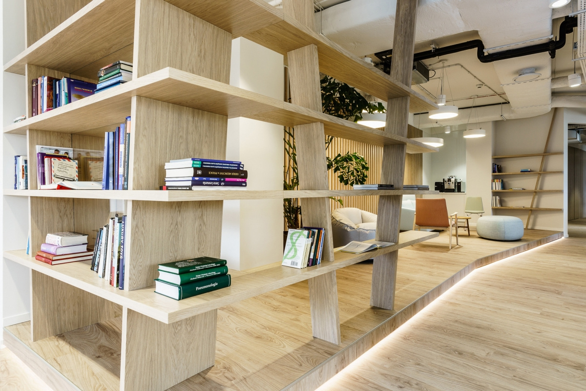 简约几何温馨和风,和 pharmaceutical Warsaw 办公室设计-16