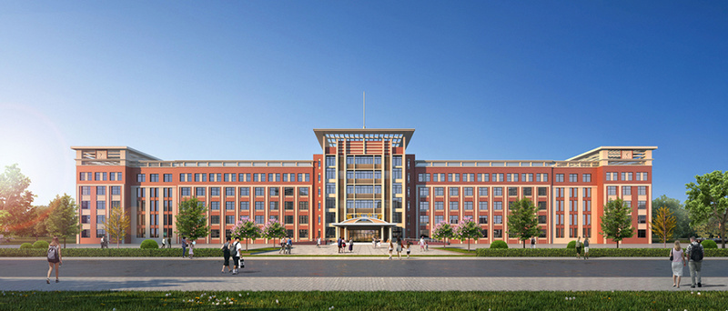 学校建筑外观设计案例效果图-15