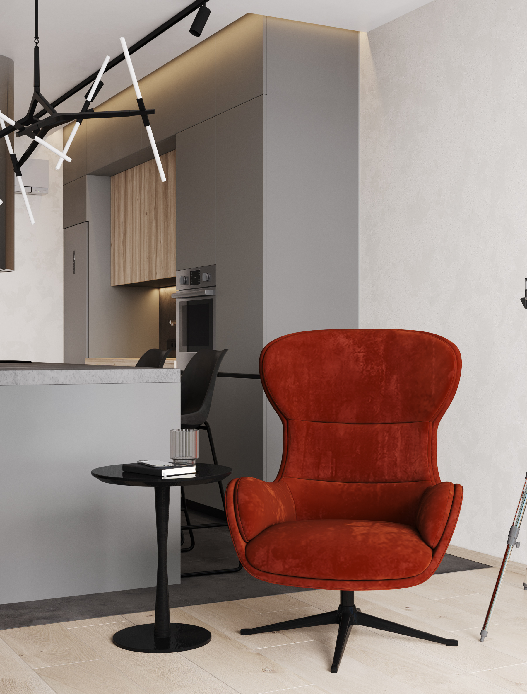 Volga 河公寓设计丨АртХаус & Сыщикова М.-10