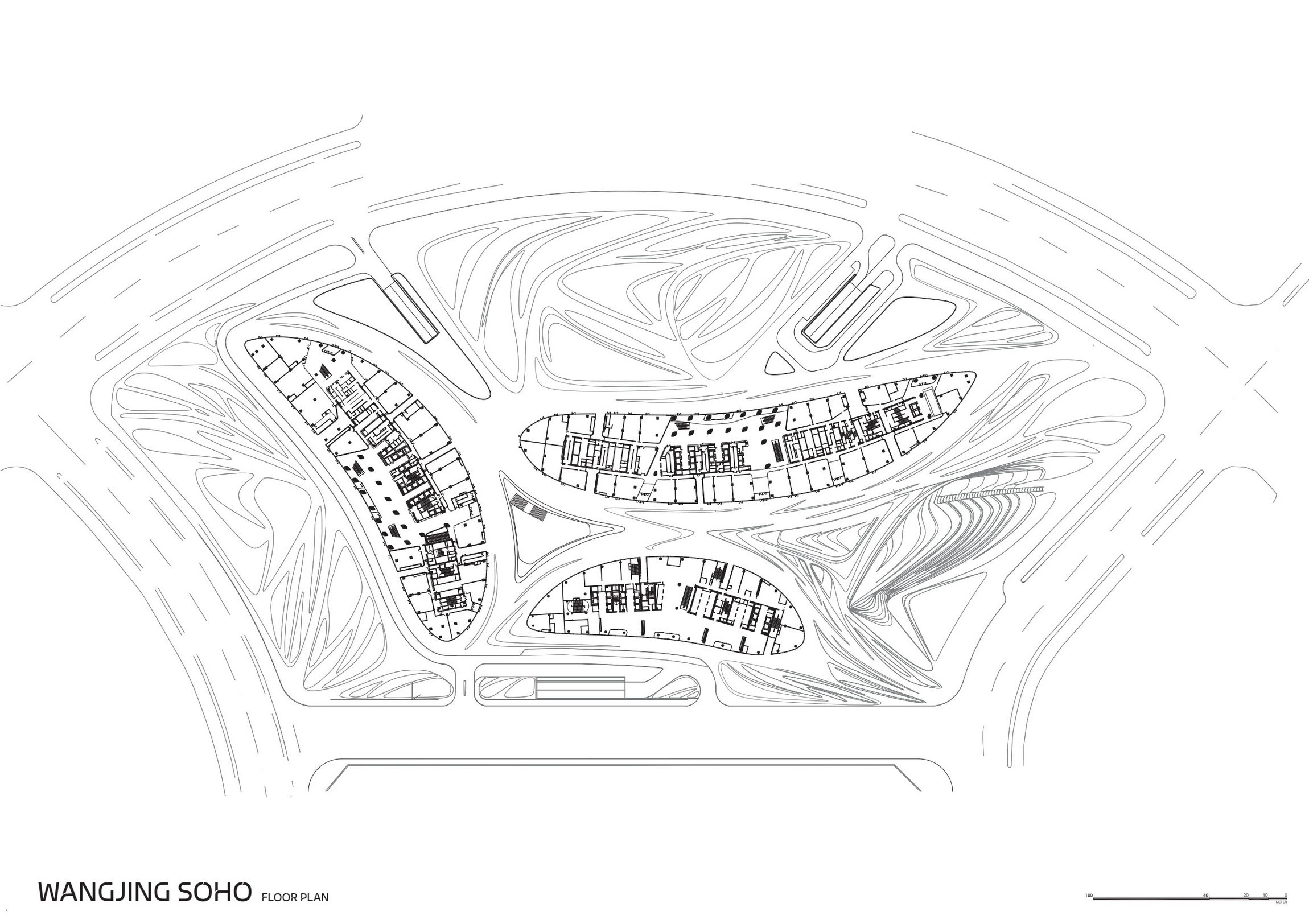 北京王府井 SOHO · 扎哈·哈迪德建筑事务所的创新之作-8