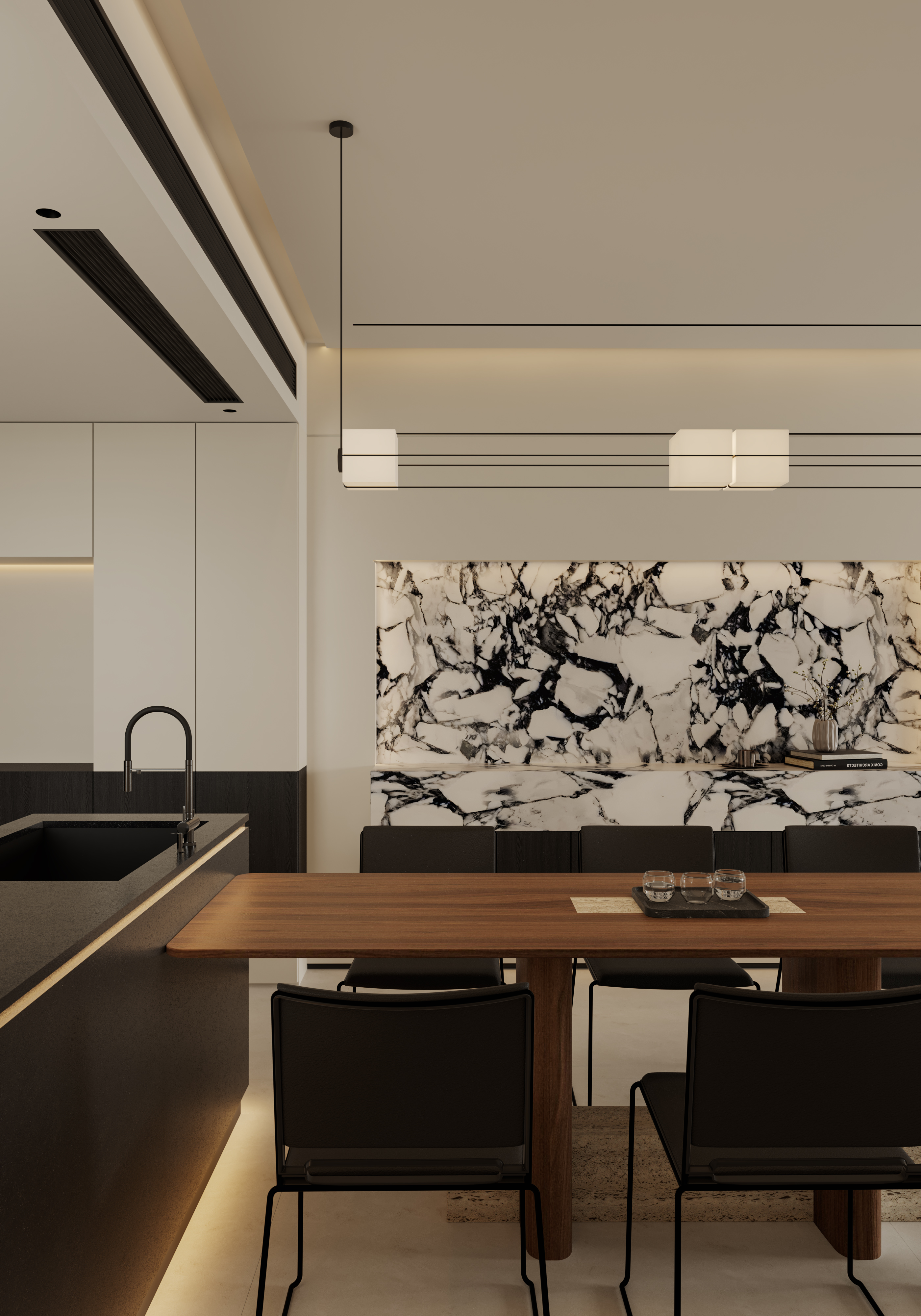 暗系客餐厅  家装-7