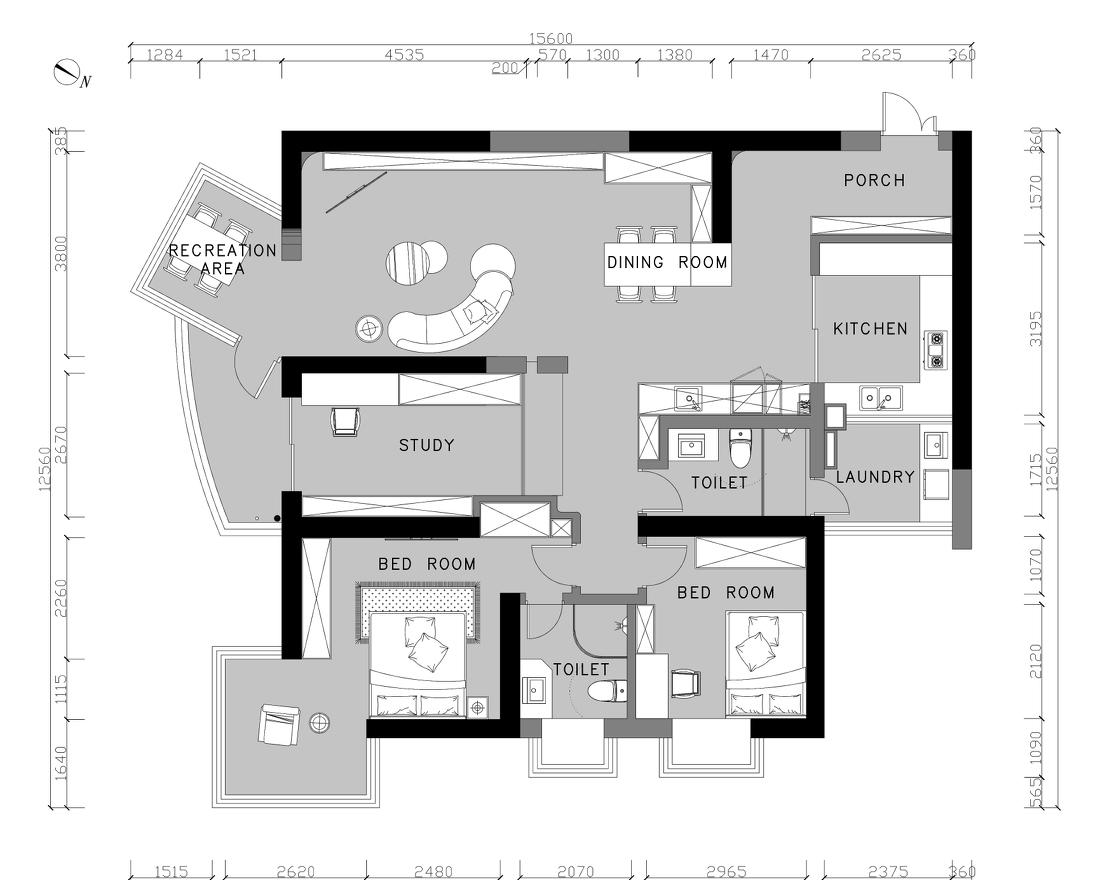 昆明侘寂风平层 · 闹市中的静谧空间丨中国昆明-10