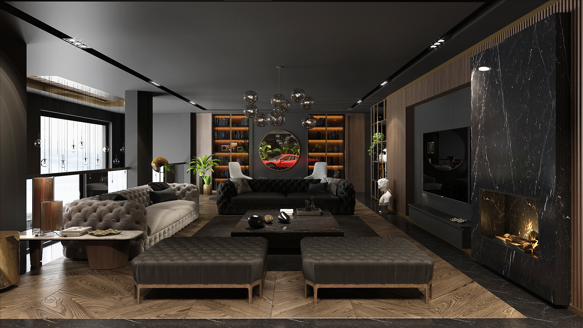 VILLA B-200 FERRARI IN THE LIVING ROOM-5