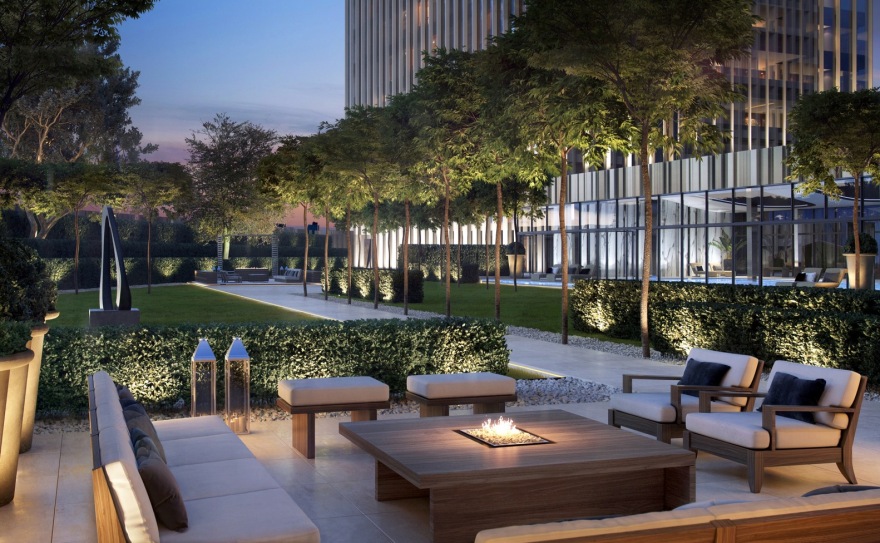 莫斯科双子塔绿意环绕,玻璃顶层尽享城市全景-1