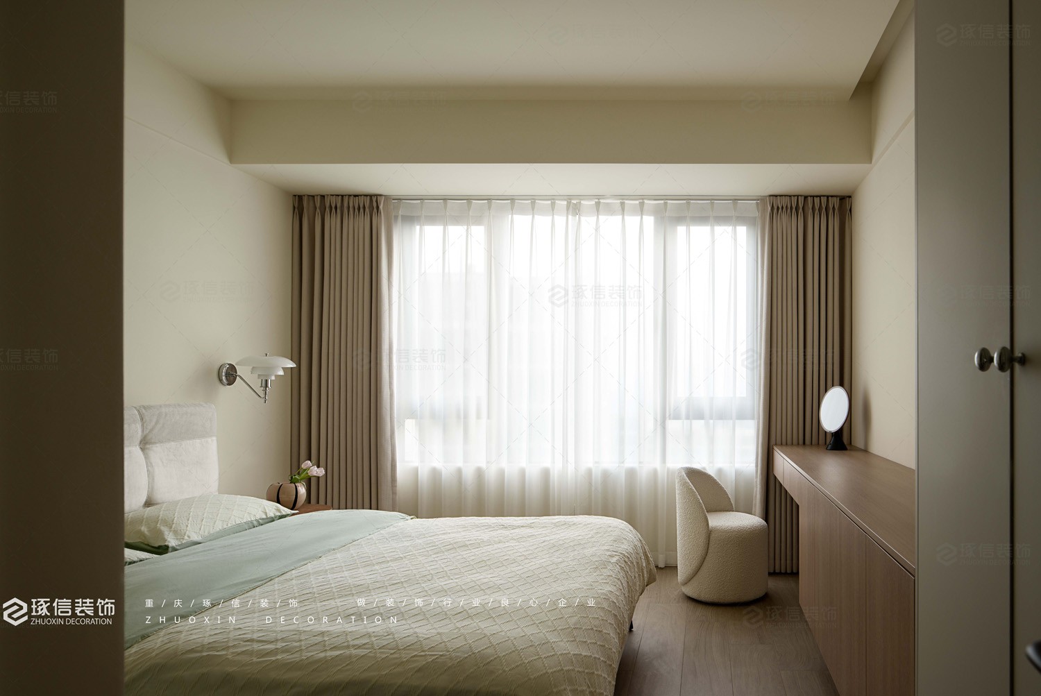 124 平奶油治愈家丨琢信装饰-17